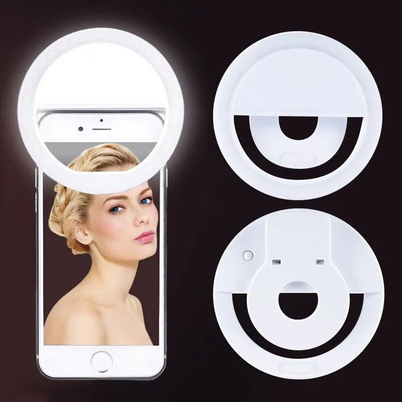 Photography Lighting Equipment - USB 충전식 LED 셀카 링 라이트,