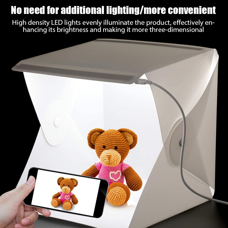 Photography Lighting And Backdrop - 라이트박스 미니 포토 스튜디오 박스 23*22*24cm