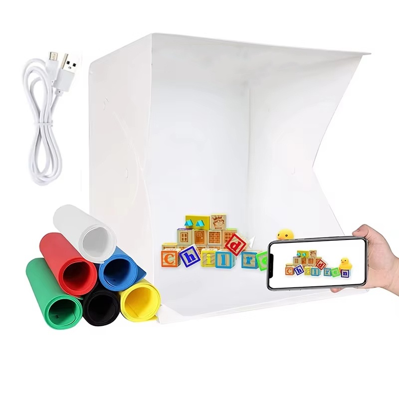 Photography Lighting Softbox - 접이식 라이트박스 휴대용 사진 LED 사진