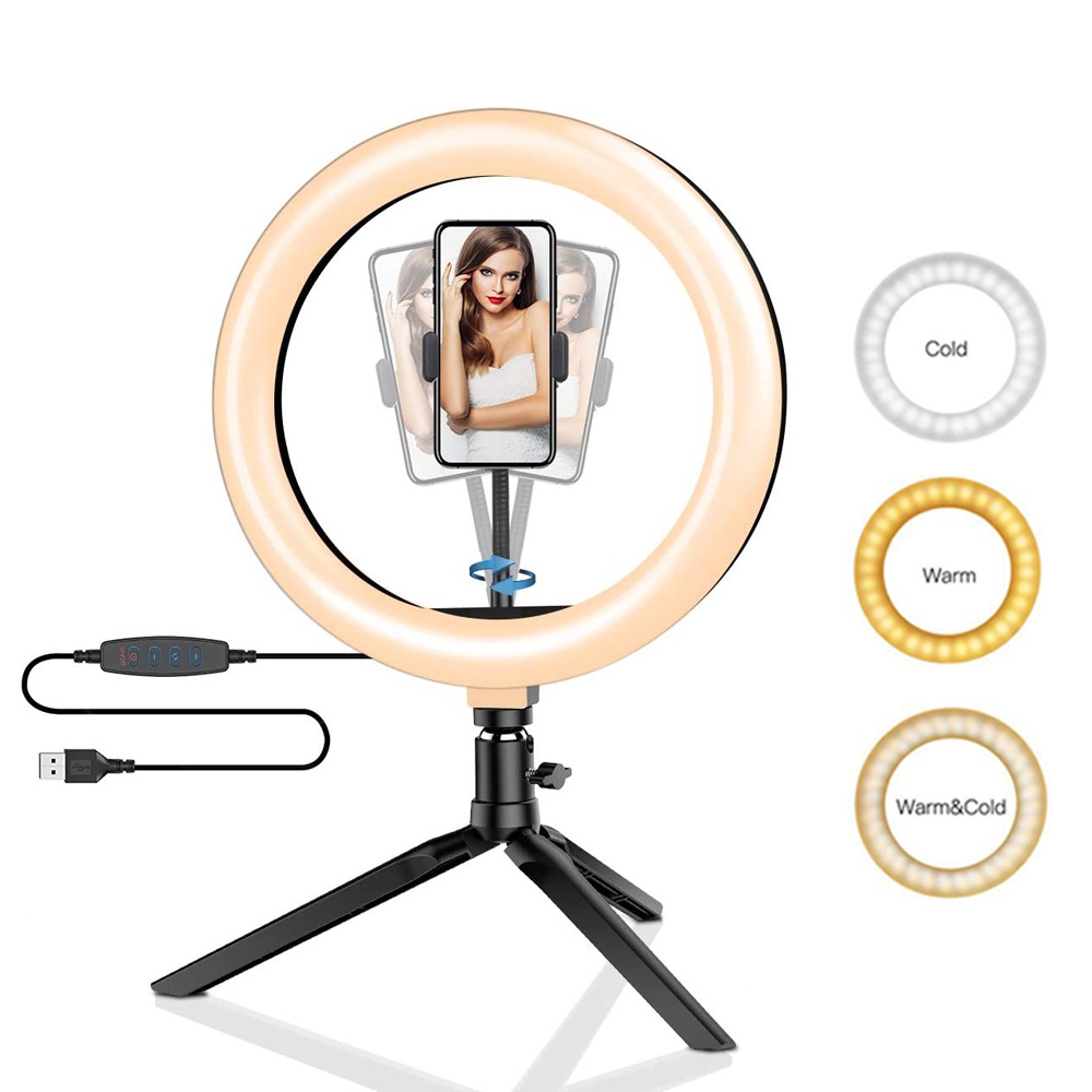 Photography Lighting Continuous - 26cm 10 인치 Led 링 Selfie