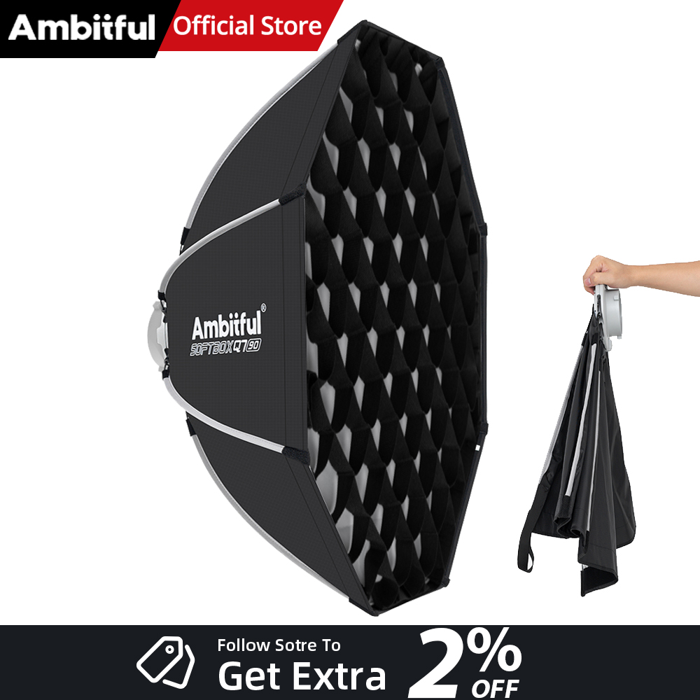 Photography Lighting Softbox - AMBITFUL Q7II 55/65/90cm 보웬스 마운트 옥타곤