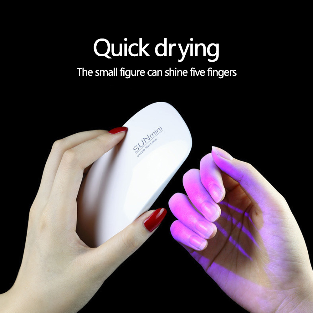 휴대용 6 LED UV 네일 램프 6W 미니 네일 건조 - Photography Lighting Gels 리뷰 및 가격