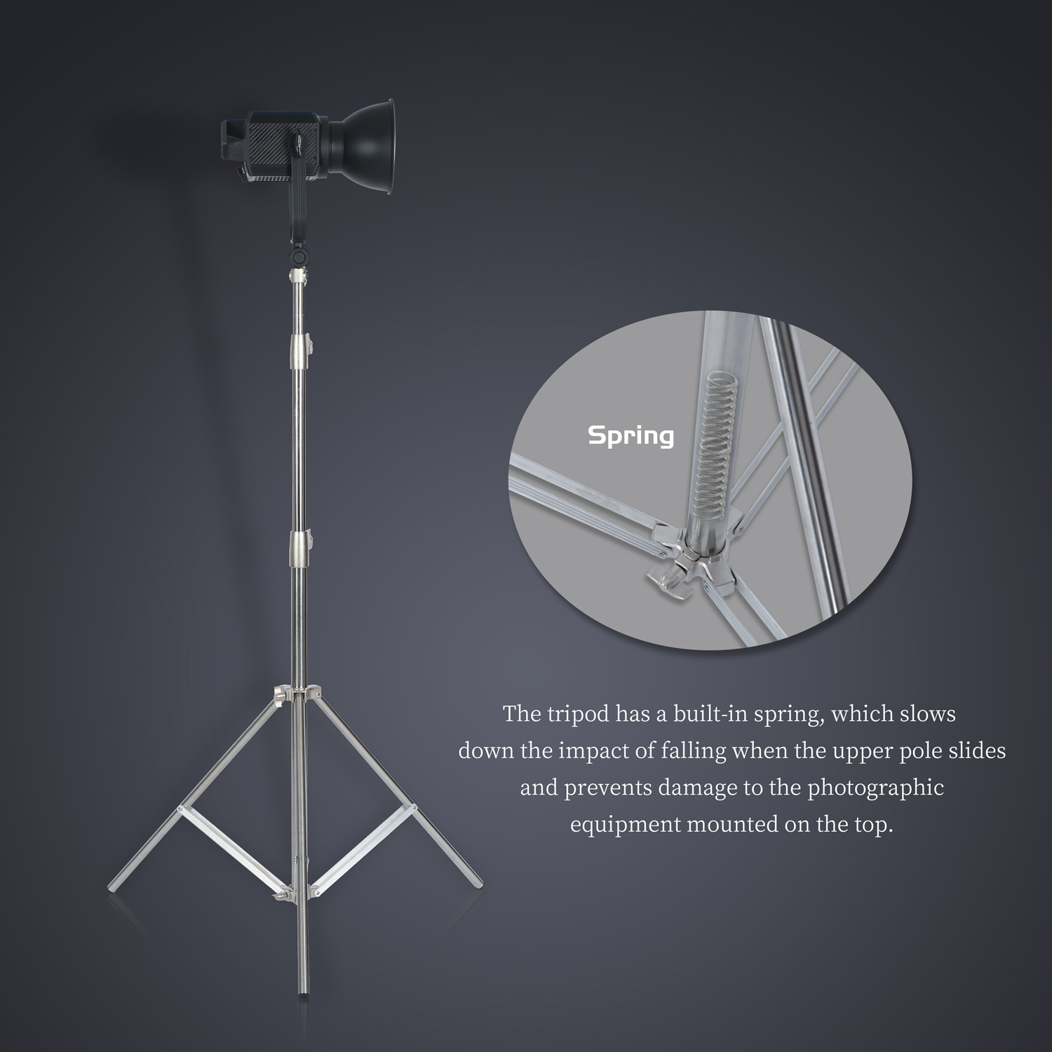 SH 2.8M 스테인레스 스틸 라이트 스탠드 헤비 듀티 - Photography Lighting Softbox 리뷰 및 가격