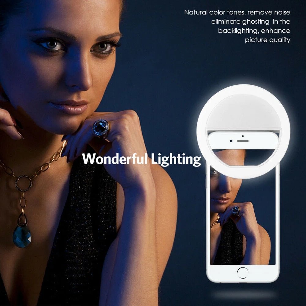 1pc USB 충전 케이블 LED 셀카 링 라이트 조정 - Photography Lighting Continuous 리뷰 및 가격