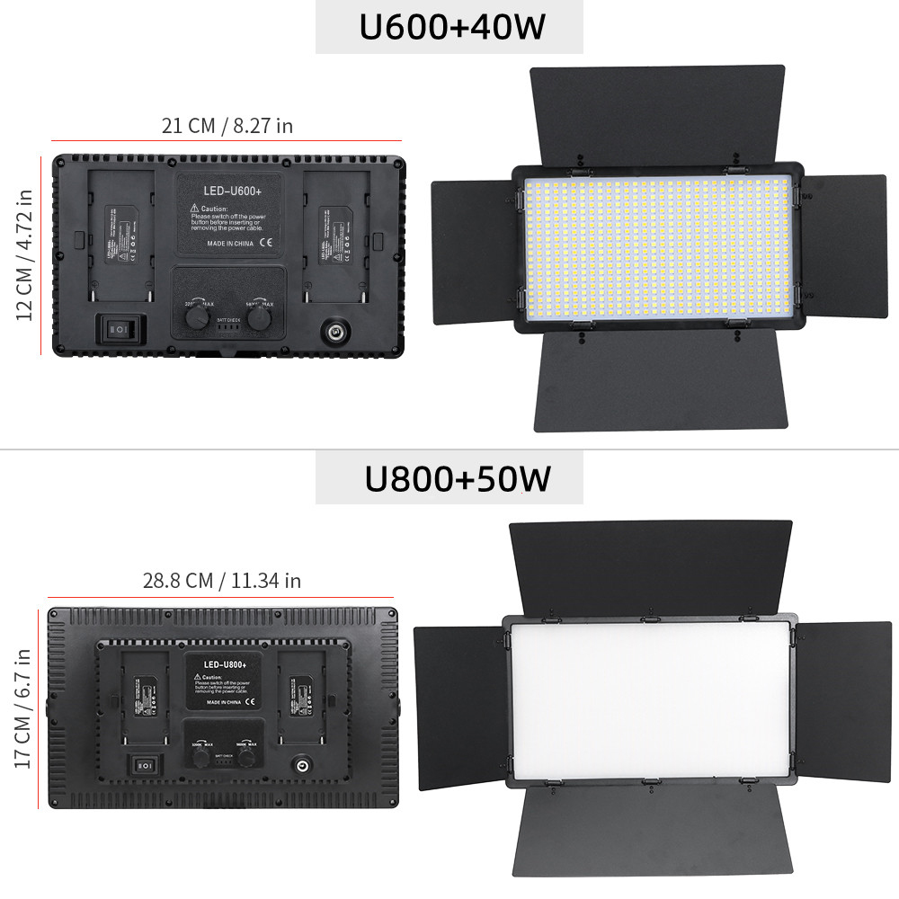 U800 600 LED 비디오 패널 라이트 키트, 카메 - Video Light Panel Led 리뷰 및 가격