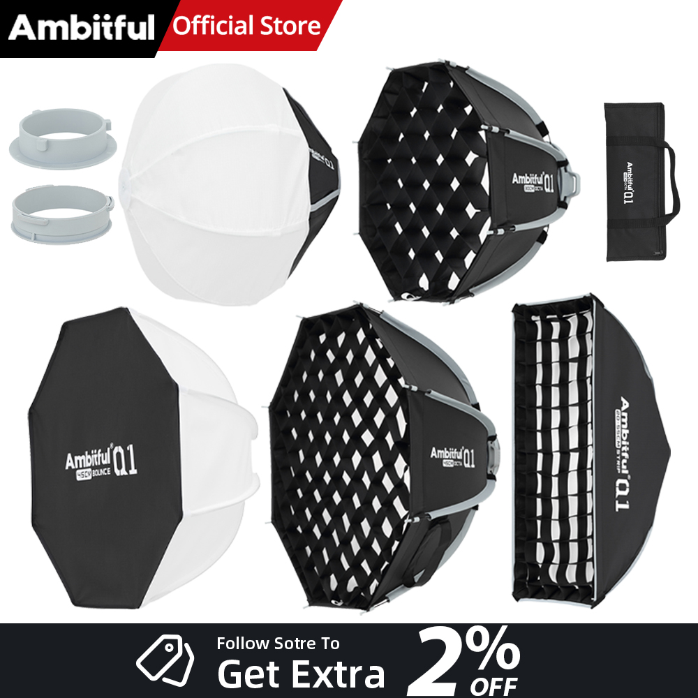 AMBITFUL Q1 미니 보웬스 미니고독스 마운트 3 - Photography Lighting Softbox 리뷰 및 가격