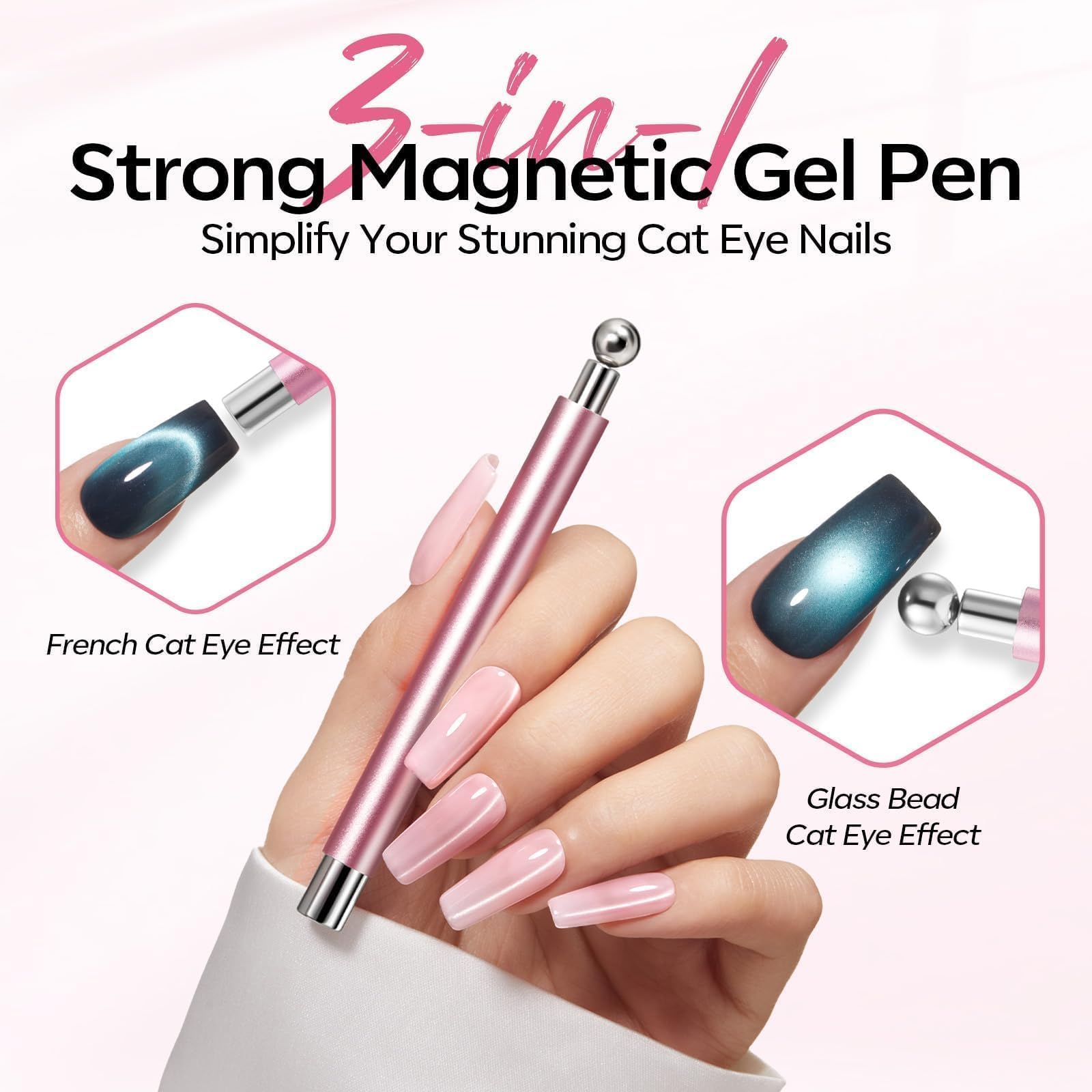 4pcs 고양이 눈 네일 자석 도구 젤 폴리쉬 UV L - Photography Lighting Gels 리뷰 및 가격