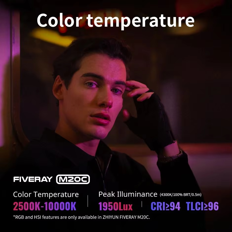 ZHIYUN FIVERAY M20C RGB M20 바이 - Photography Lighting App 리뷰 및 가격