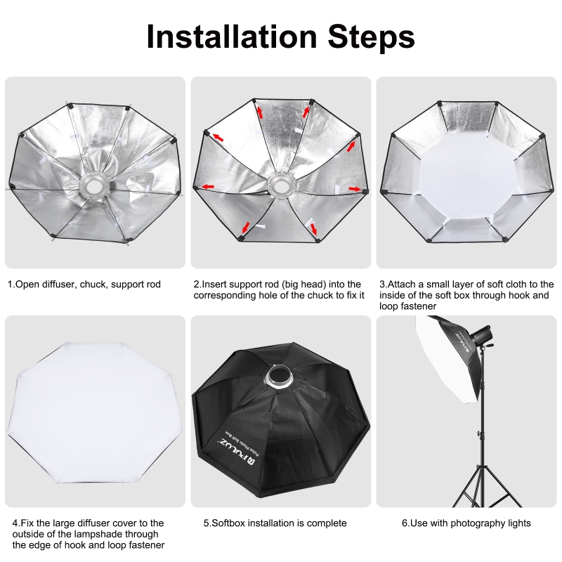 PULUZ 접이식 팔각형 사진 소프트 박스 디퓨저, 8 - Photography Lighting Softbox 리뷰 및 가격