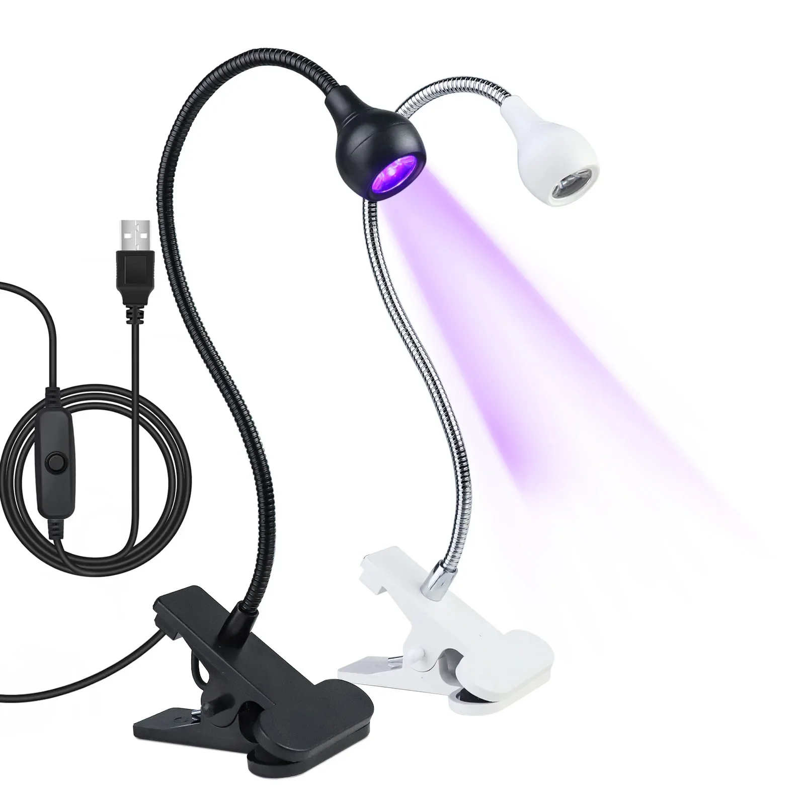 매니큐어 젤 클립 온 유연한 책상 미니 USB 네일 램 - Photography Lighting Gels 리뷰 및 가격