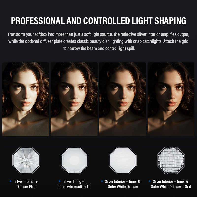 고독스 UL-옥타 박스 60cm 90cm 120cm 1 - Photography Lighting Softbox 리뷰 및 가격