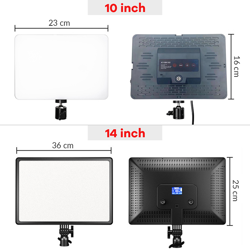 14인치 10인치 LED 비디오 라이트 패널 EU 플러 - Video Light Panel Led 리뷰 및 가격