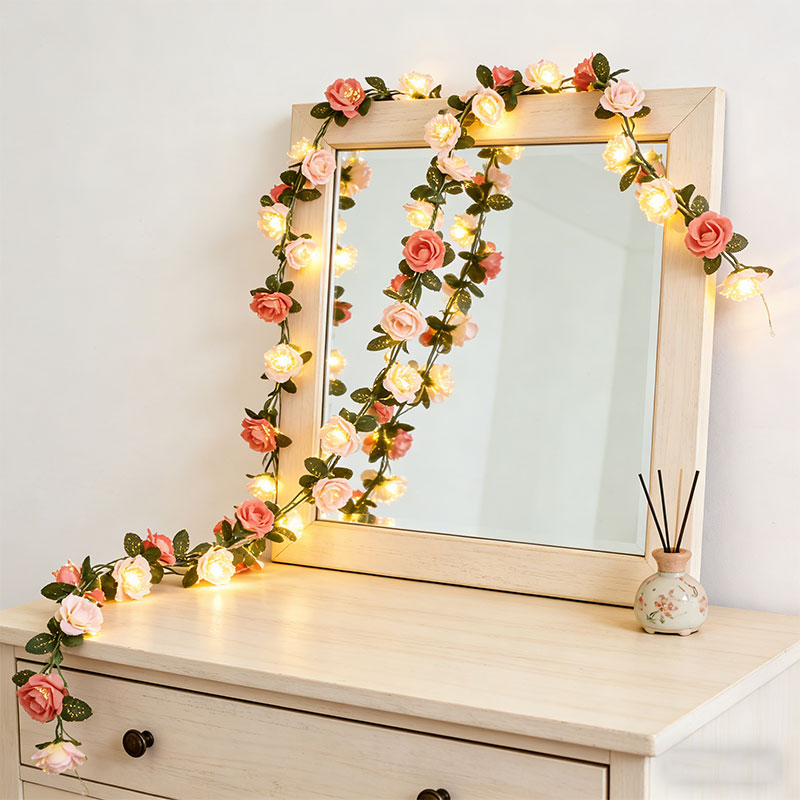 3팩 (꽃줄+LED 조명 1개) 인공 꽃줄, LED 조 - Flower Photography Led Lighting Pack 리뷰 및 가격