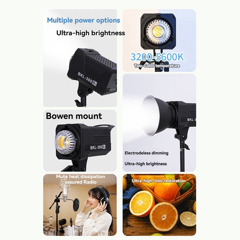 300W Bi LED 비디오 조명, 인물 사진 및 야외 - Photography Lighting Equipment 리뷰 및 가격