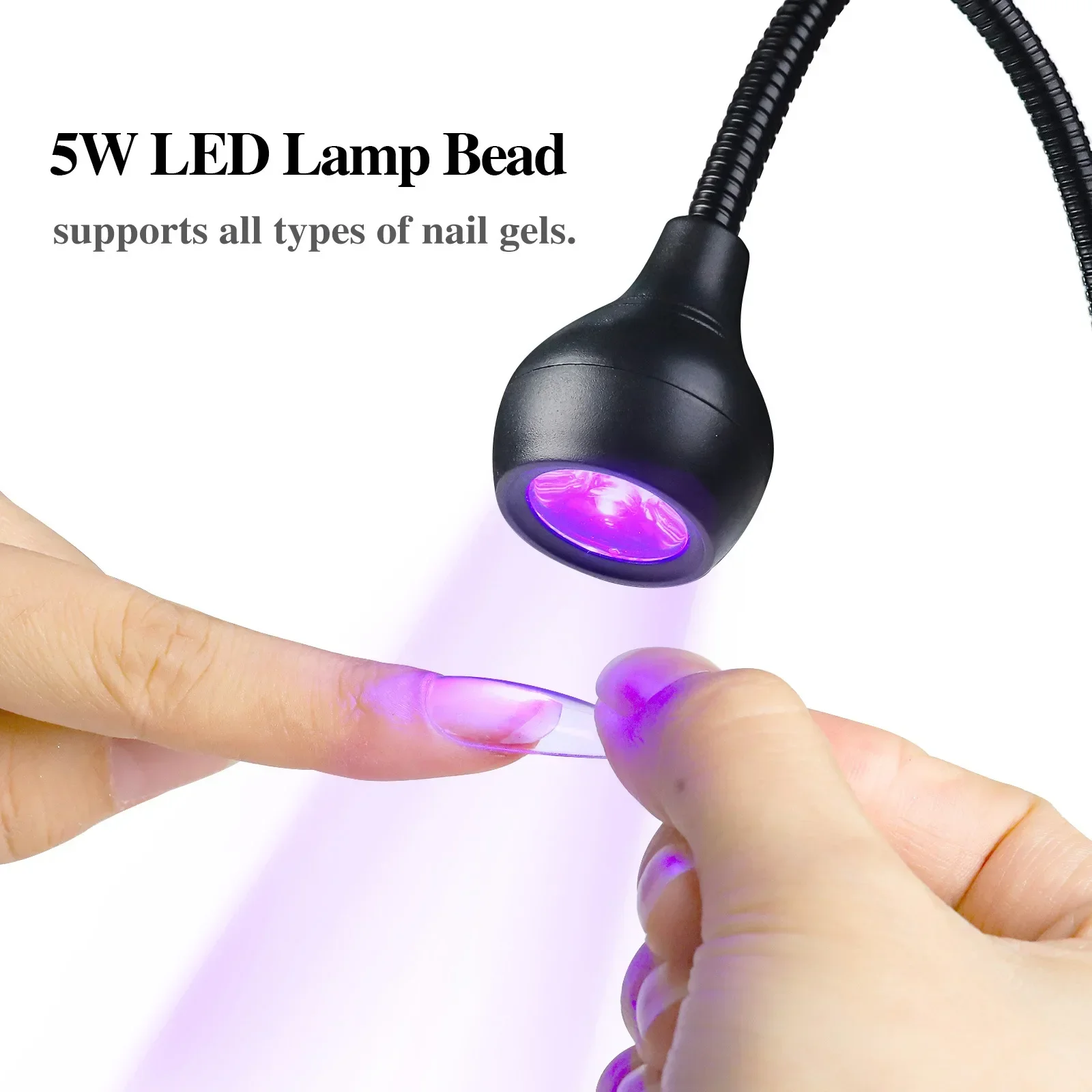 매니큐어 젤 클립 온 유연한 책상 미니 USB 네일 램 - Photography Lighting Gels 리뷰 및 가격