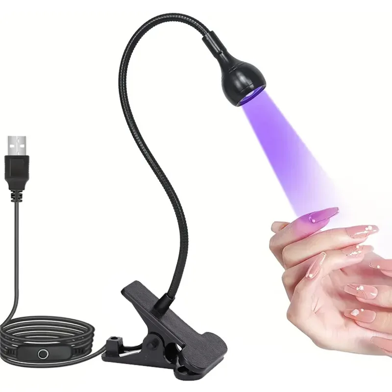매니큐어 젤 클립 온 유연한 책상 미니 USB 네일 램 - Photography Lighting Gels 리뷰 및 가격