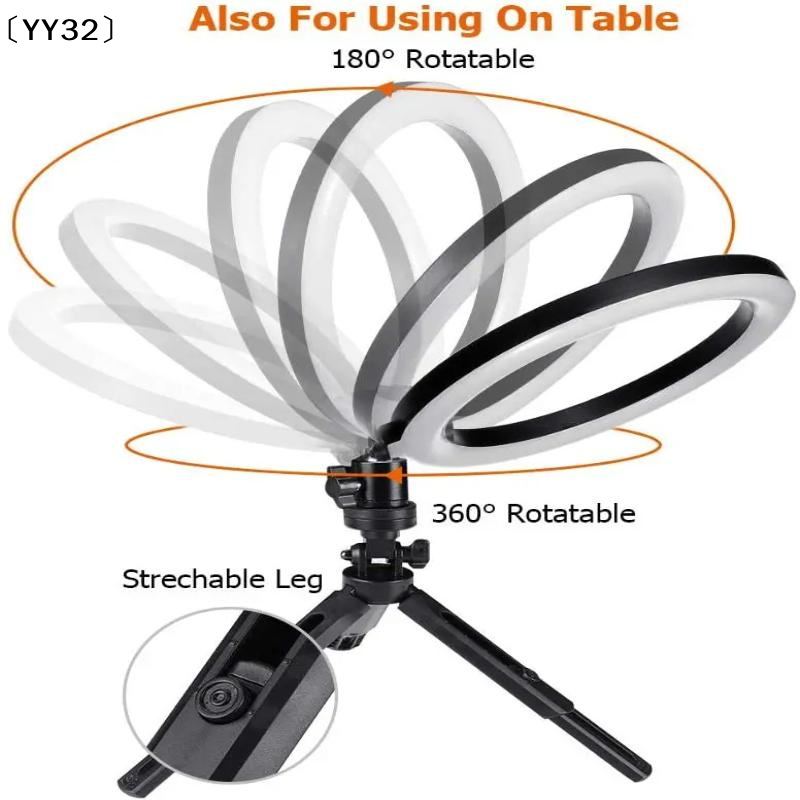 1 세트 디밍이 가능한 LED 램프 사진 링라이트 26 - Photography Lighting Equipment 리뷰 및 가격